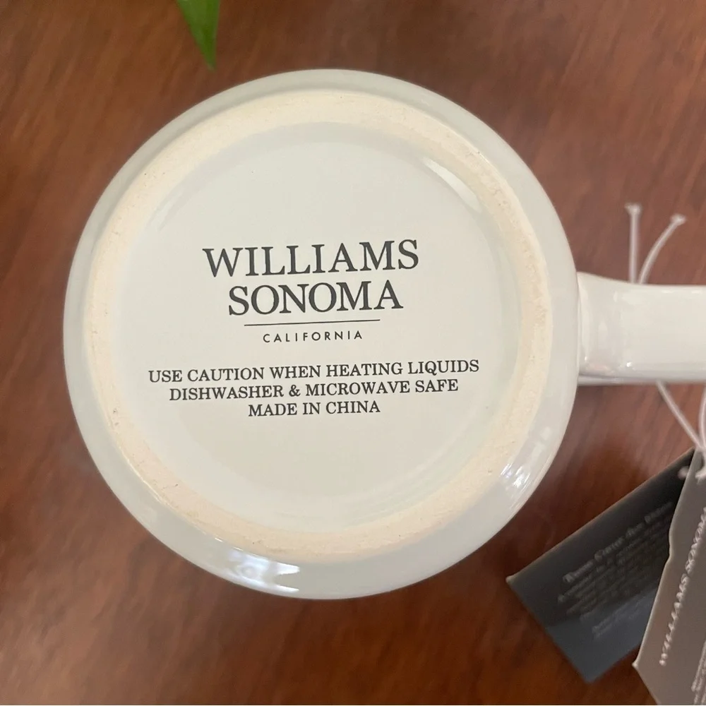 Williams Sonoma Holiday Heart Mug Gold St. Jude Children's Research Hospital NWT